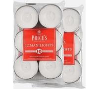 24 X Prices Large Maxi Tea Light Night Lights Tealight Candles 2x12 10 hour burn