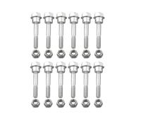 24 x Shear Bolts & Nuts - Includes 12 x Screws and 12 x Nuts - Fits Snow Plow Model 588077501