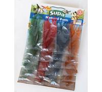 24 X Supa Ferns Single Mxd Colours Standard
