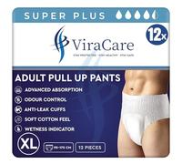 24 x Super Plus Incontinence Pants Women & Men | Adults Nappies | Advanced Absorption and Soft-Stretch Waistband | Adults Pull Up Pants | Waist Size X Large 95-175 cm |(2 Packs of 12, XL)