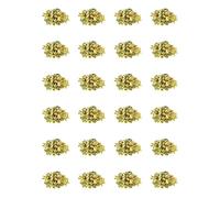 24 x Weed Bud Edible Wafer or Icing Cupcake Toppers Fun Stoner Themed Party Cake Decorations Perfect For Brownies Cookies Muffins & More! (Edible Wafer Card)