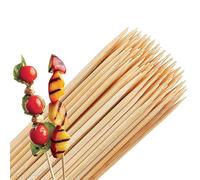 240 Bamboo Kebab Skewers, 30cm Biodegradable Wooden BBQ Sticks for Meat, Vegetables, Fruit, Sweets, Candy Floss and Platters