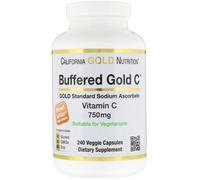 (240 Capsules) Sodium Ascorbate (Buffered Vitamin C) by California Gold Nutrition