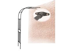 240 cm High Garden Arch Sturdy Metal Climbing Arch for Roses Adjustable Width 60 300 cm Perfect for Weddings and Garden Decor Mezzo da Giardino