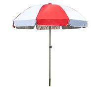 240 cm Market Parasol Patio Umbrella, Sun Protection, Carbon steel Ribs, for Garden Balcony Pool, with Carrying Bag