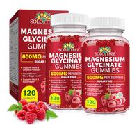240 Count Magnesium Glycinate Gummies,600mg High Absorption Health Supplement with VIT D3, B6 & Coq10 for Sleep Support, Relaxation & Muscle Sugar Free,Vegan (240PCS)