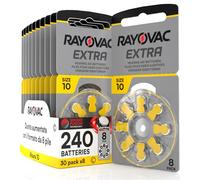 240 Hearing Aid Batteries 10. Rayovac Extra Sound Fusion Technology - 30 Blisters of 8 Batteries