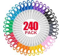 240 Pack Kids Scissors, 5 Inch Bulk Scissors for School, Blunt Tip for Child Student Teacher, School Supplies Craft Cutting Paper, Kids Safety for Preschool Classroom Office Home