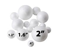 240 Pack Styrofoam Balls -Craft Foam Balls -Foam Craft Balls -Foam Balls For Arts and Crafts, DIY Craft For Home, School Craft Project -240 Bulk Styrofoam Balls, 4 sizes .8’’, 1.2’’, 1.6’’, 2’’ Inches
