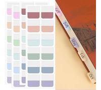 240 Pcs Book Sticky 1Inch Sticky Index Tabs,Tabs Annotation Tab Stickers,Repositionable Colored Book Sticky Tabs Page for Notebooks Binders File Classification