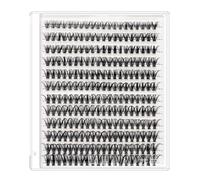 240 Pcs Cluster Lashes,Individual Eyelashes,Lash Clusters Kit,Eye,Eyelash,Individuals,Fake Pre Glued,Wispy,Fluffy,Natural Manga,DIY Extension Curl 8-16mm at Home Fadlash,Extensions Volume Clumpy