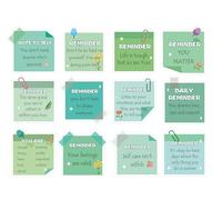 240 Pcs Mental Health Awareness Stickers Reminder Decals Laptop Water Bottle Positive Stickers - 3 Inch Psychology Affirmations Feelings Mental Health Sticker for Adult Kids Youth