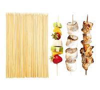 240 PCS Natural Wooden Eco-Friendly Long 30cm Bamboo Skewers Wooden Sticks Toothpick for Marshmallow Smores Roasting Sticks Chocolate Fountain Kebab BBQ Burger Fruit Candy Floss Buffet Party Cooking
