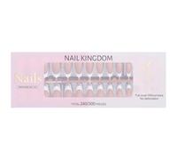 240 Pcs Wearable Press On Nails French Tip False Nails Short Long Full Cover Stick On Manicures Supplies