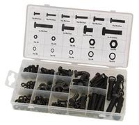 240 Piece Nuts and Bolts Assorted Set M3 M4 M5 M6 M8 M10 Stainless Steel Nuts & Bolts Assortment Kit with Box for Home, Office and Workshop