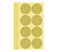 240 Pieces Coloured Dot Stickers Golden, 50 mm Gold Sticky Round Color Coding Labels, 2" inch Self Adhesive Circle Price Stickers Dot Labels for Office, School, Calendar, Organizing
