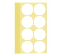 240 Pieces Coloured Dot Stickers White, 50 mm Sticky Round Color Coding Labels, 2" inch Self Adhesive Circle Price Stickers Dot Labels for Office, School, Calendar, Organizing