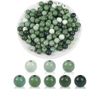 240 Pieces Sage Green Wooden Beads Gradient Green Wood Bead 16mm Colored Craft Beads Round Charm Bead for St. Patrick's Garland Pen Making Wedding Birthday Decorations