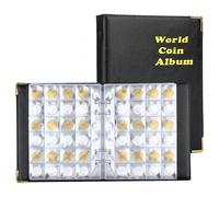 240 Pockets Coin Collection, Coin Collection Album, Euro Coins Scrapbook, Coin Collection Album for Stamps, Badge Coin Storage Album, Coin Album for Collectors (240 Pockets)