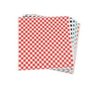 240 Sheets Checkered Dry Waxed Deli Paper Sheets Grease Resistant Food Basket Liners Deli Wrap Wax Paper Sheets for Sandwiches