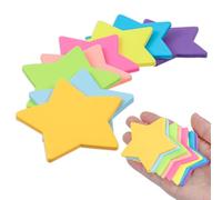 240 Sheets Pastel Sticky Notes Set 8 Color Star Shape Stick Note Pads Super Cute Self-Sticky Colorful Sticky Notes Small for School, Office, and Home (2.6 X 2.6 Inch)