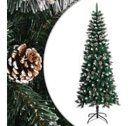 Vidaxl Artificial Christmas Tree With Stand Green 240 Cm Pvc, Green