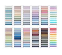 2400/2000Pcs Sticky Tabs Strip Page Pack of 100/120 Color Bright Colors Page Stickers Sticky Tabs