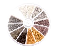 2400/3000Pcs Crimp Beads in 6 Colors Essential Jewelry Making Supplies Stopper Crimping Beads for Jewelry Beading Handmade Supplies