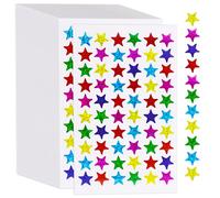 2400 PCS Laser Shiny Sparkle Star Stickers, Water/Tear Resistant Self Adhesive Star Stickers in 6 Colors Reward Behavior Chart Labels for Kids Students Teachers Supplies (Each Measures 0.5”)
