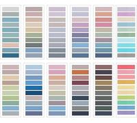 2400 Pcs Self Adhesive Index Tabs,Sticky Note Page Markers Clear,Colored Sticky Tabs,Post It Page Flags, Transparent Sticky Notes Writable Page Stickers,Note Pads