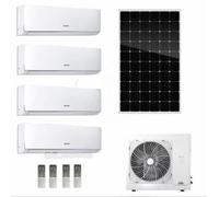 24000BTU Solar Inverter Multi 12k Zones Split Air Conditioner & Heater - 2 Zones
