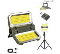 2400LM Camping Lantern - Rechargeable Camping Lights for Tents with Magnetic Base, Tripod Mount, USB-C & Solar Powered - Portable Lantern for Hiking, Power Outages