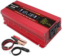 2400W 2800W 3500W Power Inverter DC 12V 24V to AC 220V 230V 240V AC Pure Sine Wave Inverter Car Converter with Cigarette Lighter with AC Outlets and USB Port-Remote Control Car Adapter (2400W,12V)
