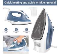 Tefal Ultraglide Steam Iron, 210 g/min Steam Boost, 50 g/min Continuous Steam, 250 ml Water Tank, 2800W Power, Non-Stick Durilium Soleplate, Auto Off, Anti-drip, Anti-Scale, Grey & Purple, FV5872