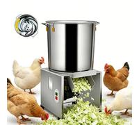 2400W Electric Vegetable Chopper, Commercial Poultry Feed Processor with 6 Blades, for Efficient Feeding of Chickens, Ducks, 3-4 Kg Per Feed,3-6× Efficiency Of ≤1800w Models，Only 7kg In Weight