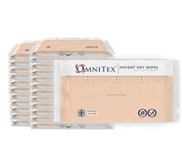 2400x Omnitex XL Patient Cleansing Dry Wipes - UK Made | Soft Daily Care & Comfort | High Absorbency, Gentle & Strong | Adult Wipes for Incontinence, Bed Bath & outdoors (24x Pack of 100)
