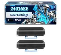 24016SE Toner Cartridge Compatible for Lexmark E330 E332n E332tn E33x E342 E342n E342tn Optra E232 Optra E332 T240 Printers, With Chip Large Capacity 2500 Pages (2-Pack Black)