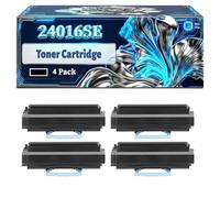 24016SE Toner Cartridge Compatible for Lexmark E330 E332n E332tn E33x E342 E342n E342tn Optra E232 Optra E332 T240 Printers, With Chip Large Capacity 2500 Pages (4 Pack Black)
