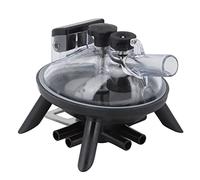 240cc Cow Milking Claw, Milk Collector Tool for Milking Machine, Large Capacity Food Grade PC Milking Claw Replacement with Air Pressure Valve and Hanging Buckle for