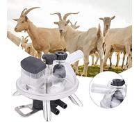 240cc Farm Milking Claw Milk Collector Tool Machine Accessories with Stainless Steel Base for Cow Sheep Food Grade PC Material Air Pressure Adjustment Valve Straight Buckle Design