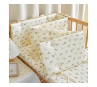 (240cm, D) Cot Bumper Breathable Crib Bumper Baby Cot Liners Cot Bumpers For Cot Bed Padded Cot Bumper Cotbed Bumper For One Side Baby Cot Bumpers