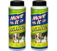 240g PestShield Move It Cat & Dog Repellent Granules Humane Treatment Cat Dog Deterrent Non-toxic Outdoor Garden Granules for Cat Dog Pack of 2 - Bundled by Smart Cutie