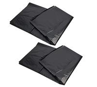240L Black Wheelie Bin Liners/Bags - 50 refuse sacks - Strong professional black - ENSA 12kg