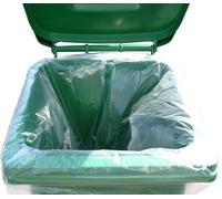 240L Natural Wheeled Bin Liner (100)