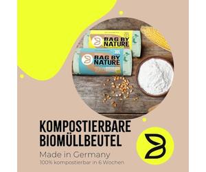 240L - Organic Waste Bags - 100% compostable & Biodegradable - Tear-Resistant Organic Bags for Clean Disposal - Also Available as 120L - 15 pcs