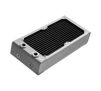 240mm EK-Quantum Surface X240M Custom Cooling Radiator, White, 58mm Thickness, 2