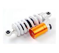 240mm Motorcycle/Scooter Rear Suspension Rebound Damping Round Shock Absorbers For Yamaha 100CC/125CC Load Bearing Design(White Spring)