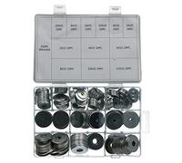 240pc Large Penny Repair Washers Circle Round Carbon Steel Nuts Screws Bolts