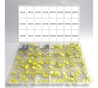 240Pcs/460PCS/BOX 63V 100V 24Value 1NF-1UF Correction Capacitor Package Kit Polypropylene Safety Film Kit KzHgIdRY