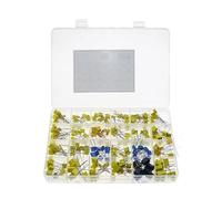 240pcs 63V 100V 24Value Correction capacitor Film Capacitor Kit 102 122 222 472 103 223 473 683 823 104 224 334 684 105 IDGTTLDF